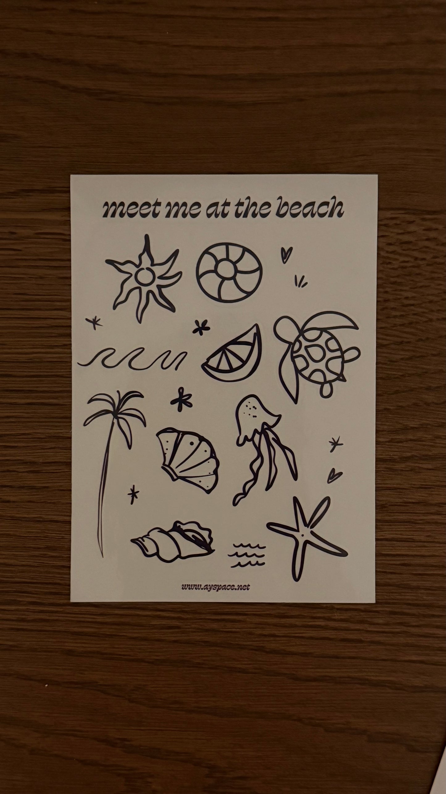 summer drawings stickers transparent