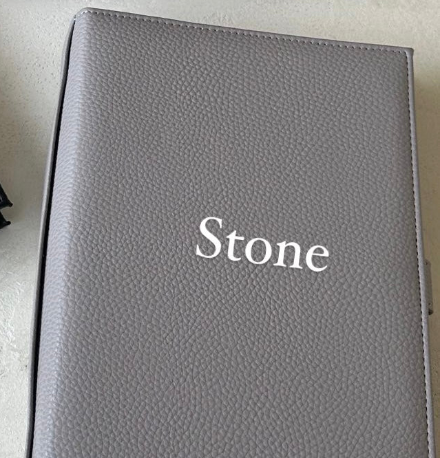 Study planner with leather cover مع كفر جلد