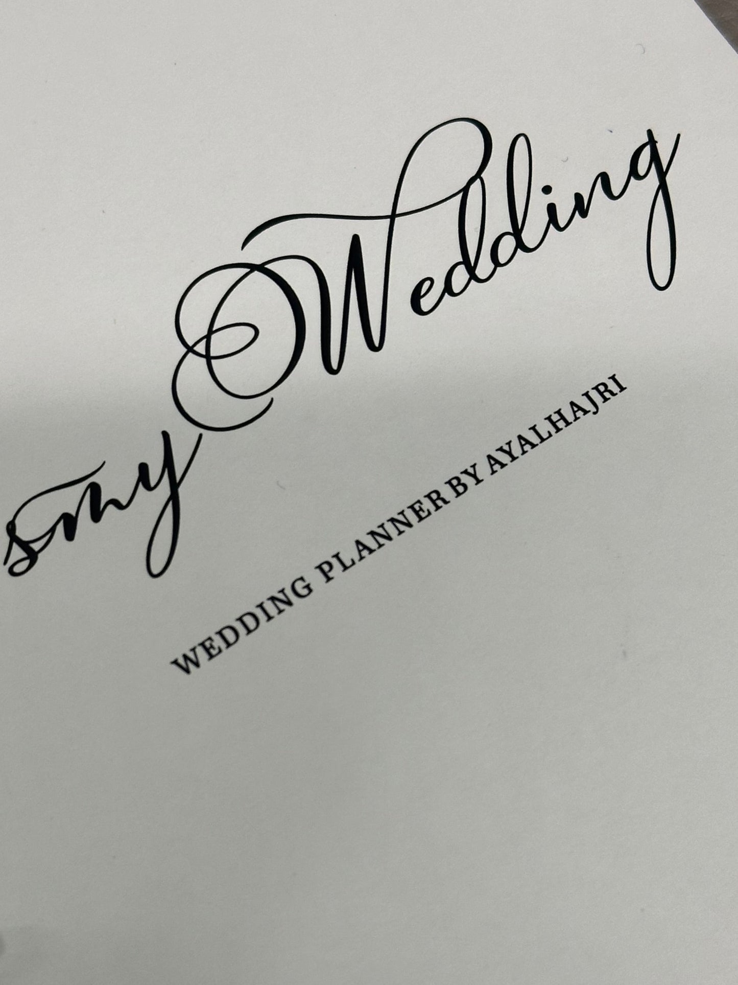 Wedding Planner refill