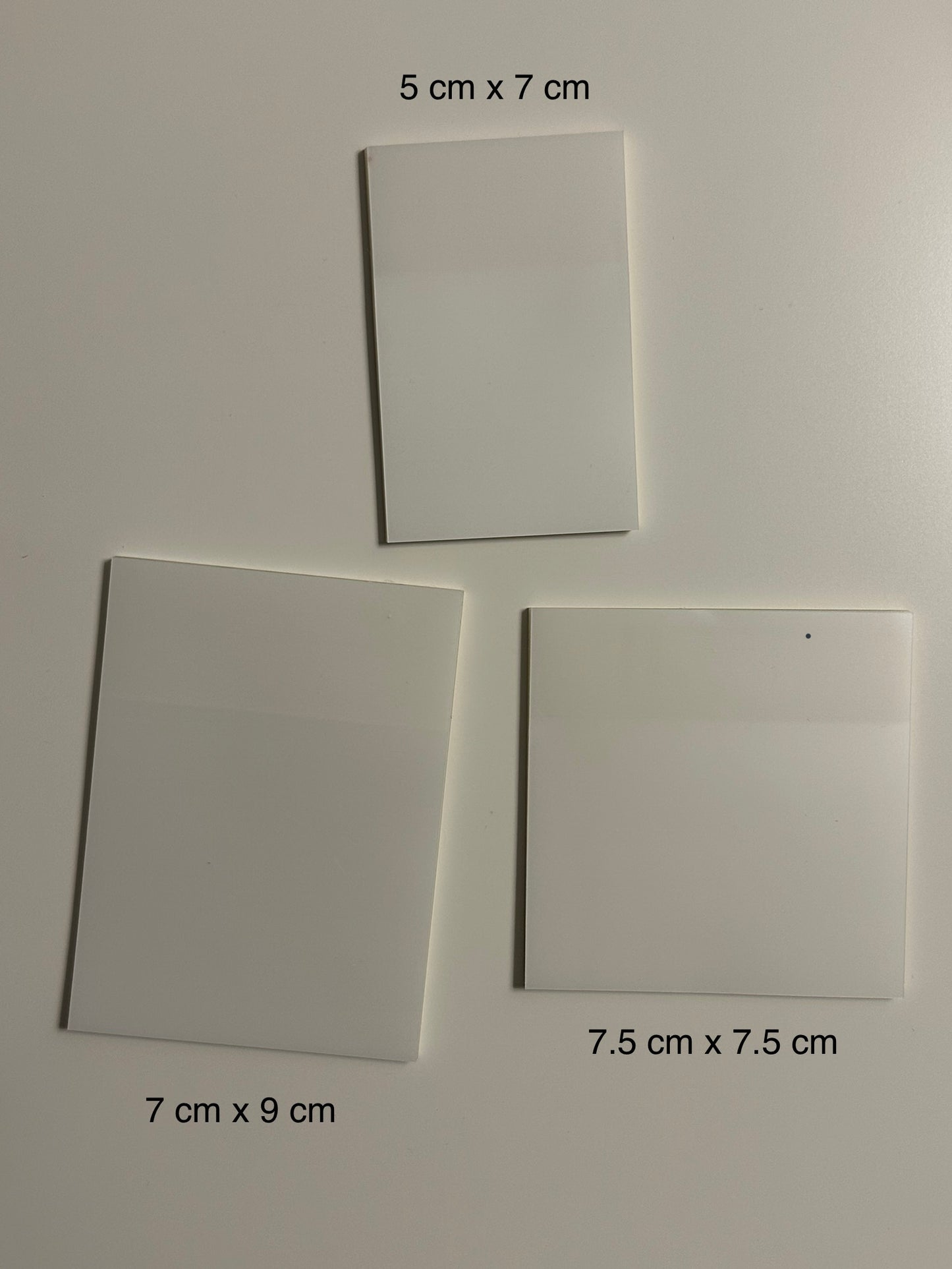 Transparent sticky note