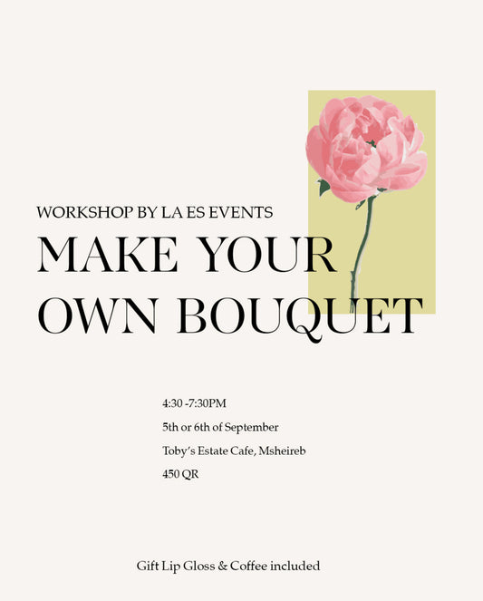 Summer Flower workshop 5-Sep Friday الجمعة