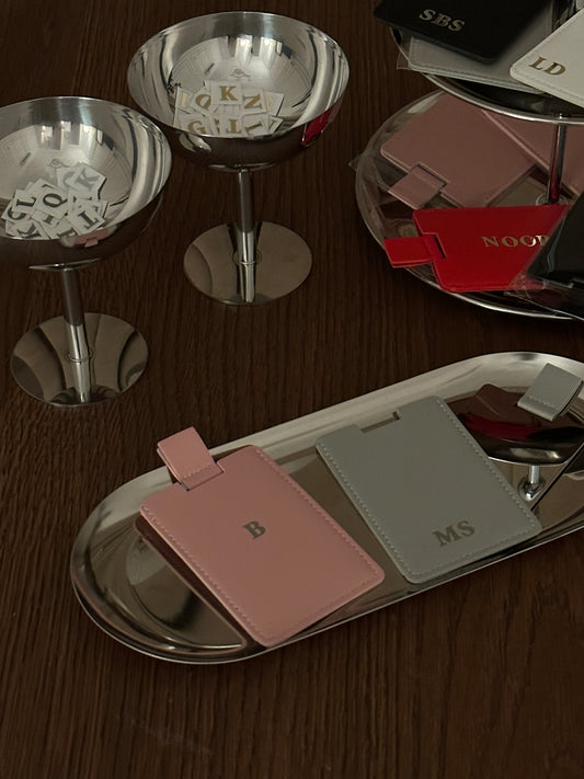 Mirror box with letters