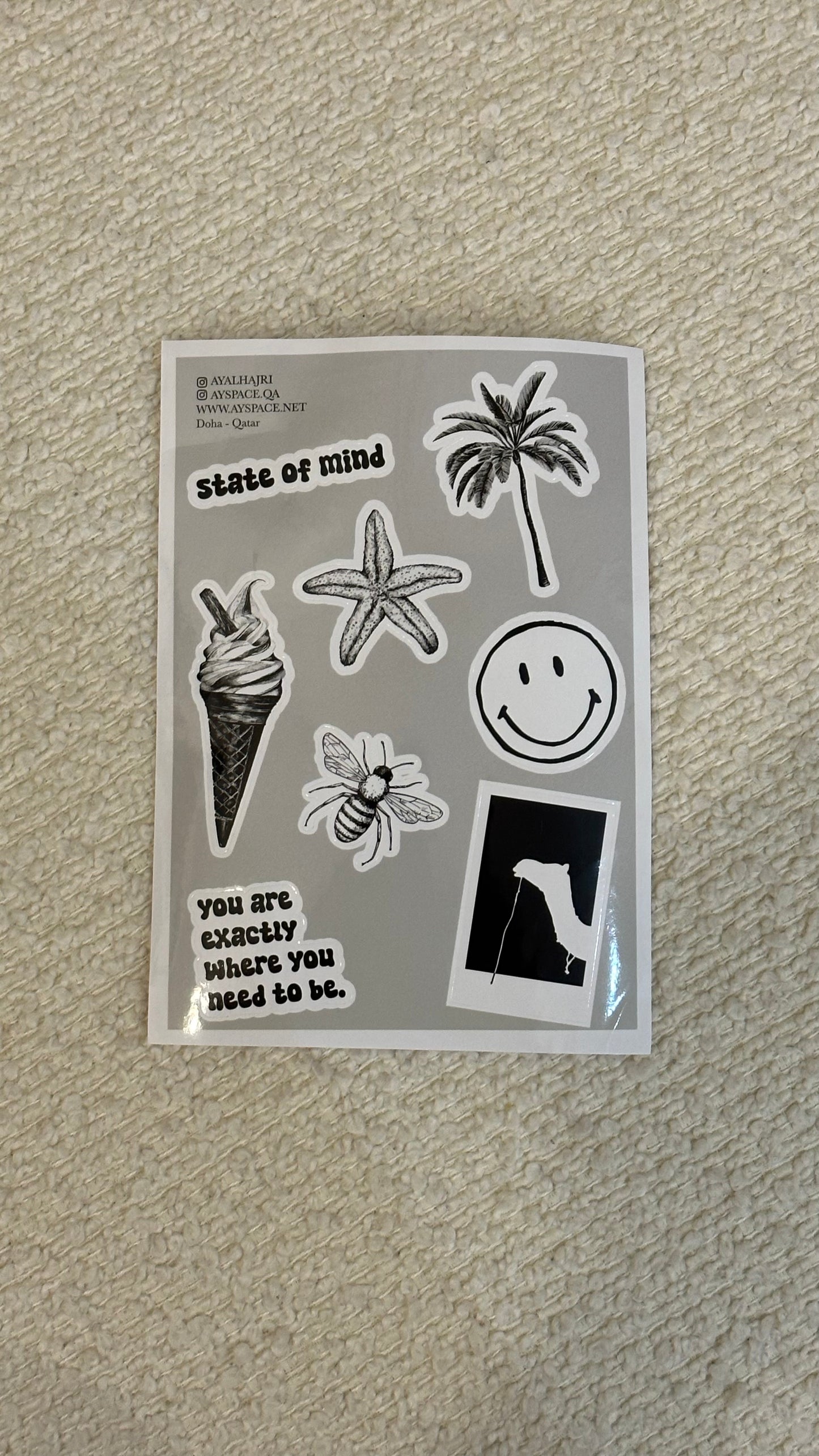 Summer stickers