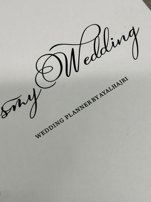 Wedding Planner with Leather cover