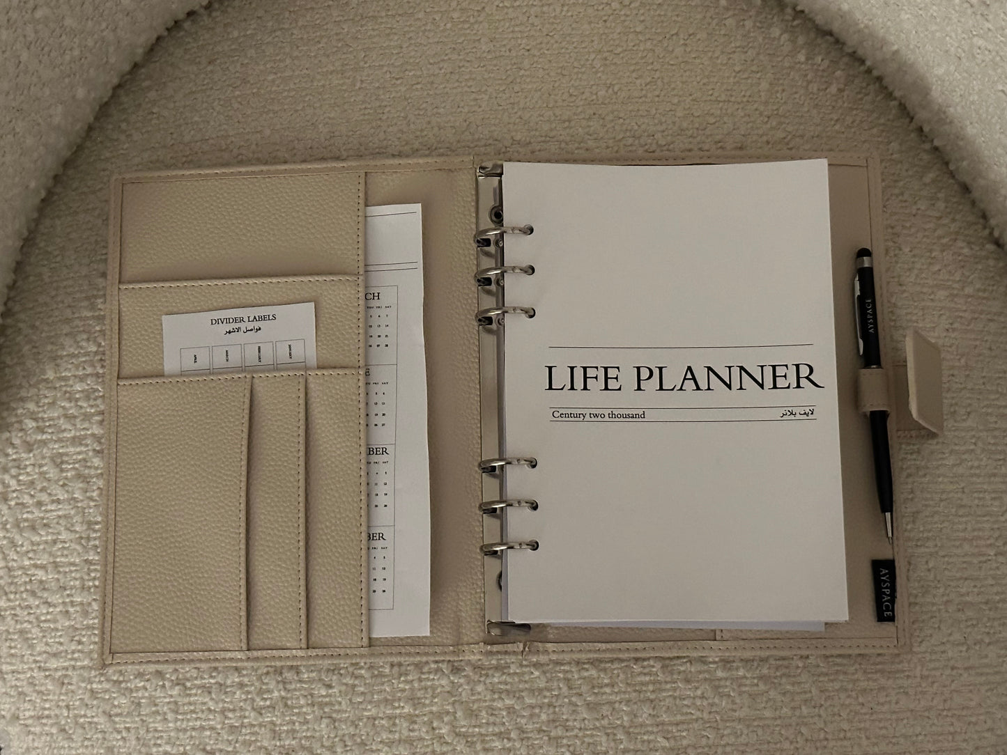 Life Planner 2026 with Cover Leather