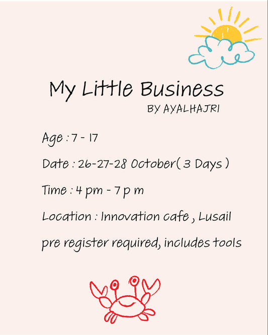 My Little Business Workshop 26-27-28 October